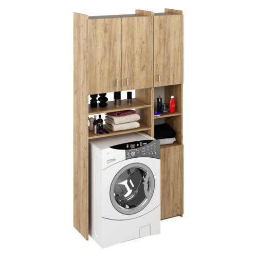 Szafka nad pralką MIRALI, dąb artisan