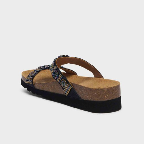 Scholl Pantofle New Bogotà Wedge čierna, veľ. 37