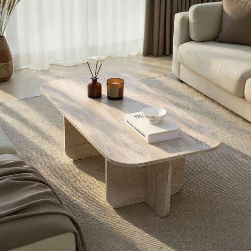 Kairo Travertine konferenciaasztal