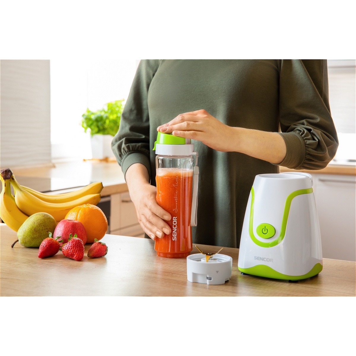 Sencor SBL 2111GR smoothie mixér, zelená - thumb (6)