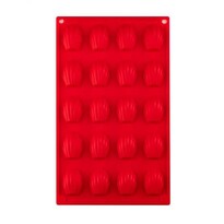 Банкетна силіконова форма для тіста Culinaria Red,29,5 x 17,5 x 1,2 см, червона