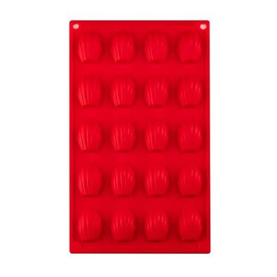 Banquet Silikonska forma za pecivo Culinaria Red,29,5 x 17,5 x 1,2 cm, rdeča