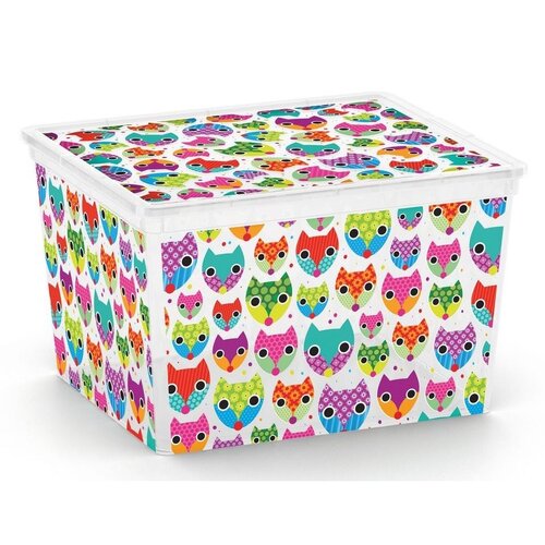 KIS Dekorační úložný box C-Box Tender Zoo Cube, 27 l