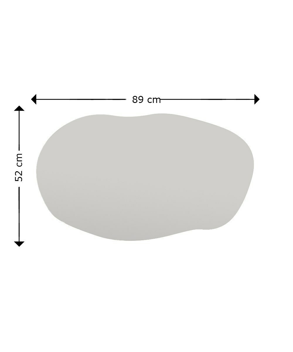 Zrkadlo Lossa Black 52 x 89 cm
