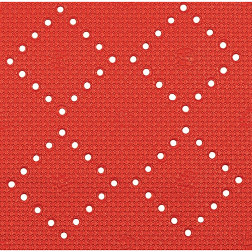 Spirella Anti-Rutsch-Badewannenmatte ALASKA, rot, 71 x 36 cm