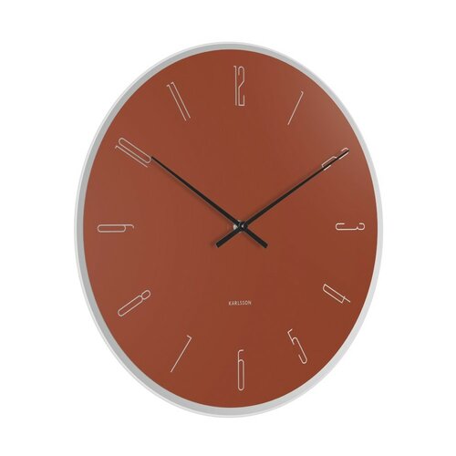 Karlsson KA5800BR Dizajnové nástenné hodiny, 40 cm