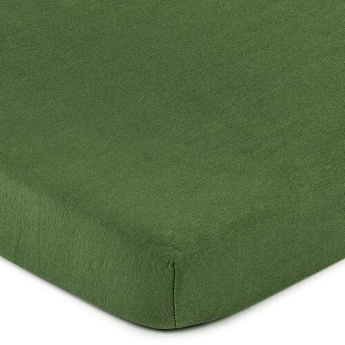 4Home prześcieradło jersey zielony oliwkowy, 180 x 200 cm