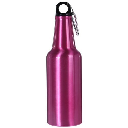 Koopman Športová hliníková fľaša s uzáverom 600 ml, ružová
