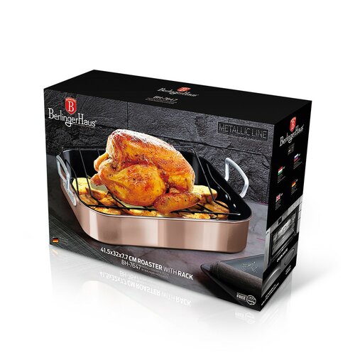 Berlinger Haus Pekač z rešetko Rosegold MetallicLine