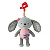 Baby Mix Baby jucărie de pluș cu mașină de jucatiepure