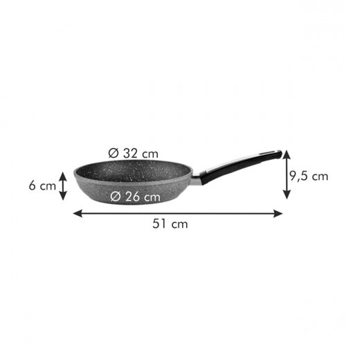 Tescoma i-PREMIUM Pfanne Stone D. 32 cm Durchmesser 32 cm