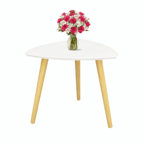 Приставний столик Tavas, білий, 48 x 48 x 40 см