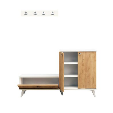 Set de hol Fiel Oak and White