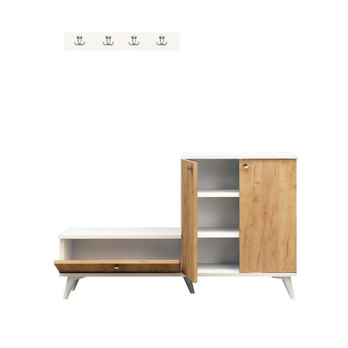 Předsíňová sestava Fiel Oak and White