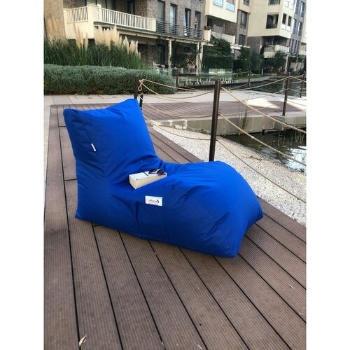 Puf Daybed, albastru închis