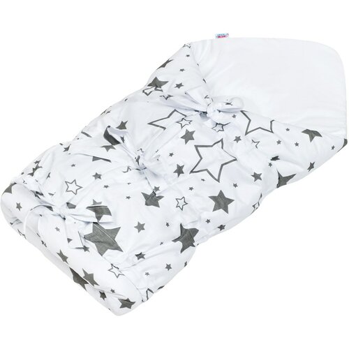 New Baby Classic Lace-up Wrap Grey Stars