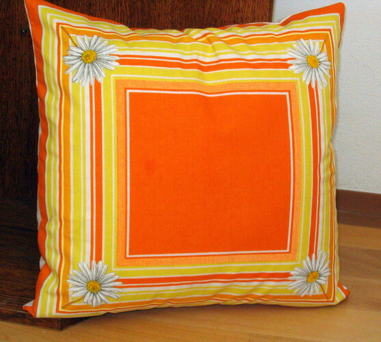 Povlaky na vankúšiky Margaréta, oranžová, 40 x 40 cm