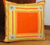 Povlaky na polštářky Kopretina, 40x 40 cm, sada 2 , oranžová, 40 x 40 cm