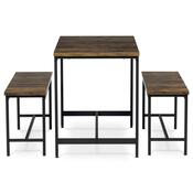 Jídelní set se 2 lavicemi OLD WOOD, 110 x 60 x 75 cm