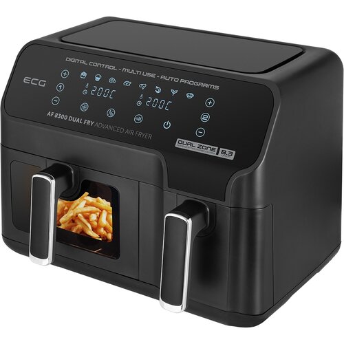 Friteuză cu aer cald ECG AF 8300 Dual Fry