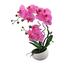Umělá Orchidej v květináči růžová, 42 cm
