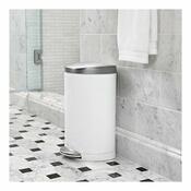 Simplehuman Pedálový polokrúhly kôš 10 l, biela