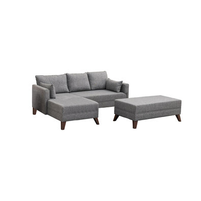Sofa narożna Bella Narożnik Lewy 2 Szary