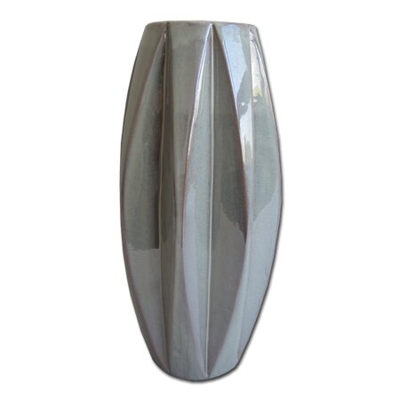 StarDeco Keramická perleťová váza, 33,5 cm