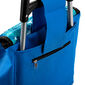 Nákupná taška na kolieskach Kvety, modrá