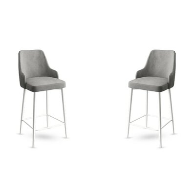 Enox Grey and White bárszék szett, 2 db