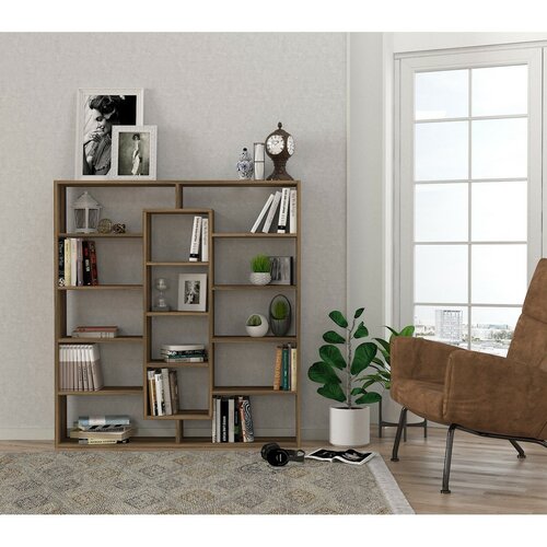 Knihovna Ample Walnut