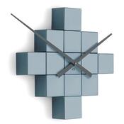 Future Time FT3000GY Cubic grey Design falra ragasztható óra, átmérő 50 cm