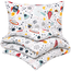 4Home Lenjerie de pat din bumbac pentru copiiCosmic Adventure, 100 x 135 cm, 40 x 60 cm