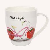 Altom Porcelánový hrnček Ovocné bicykle 450 ml