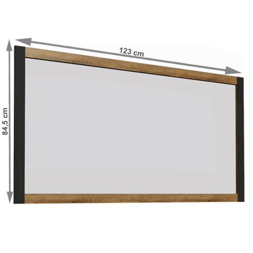 Zrkadlo MONTANA LS, sivé