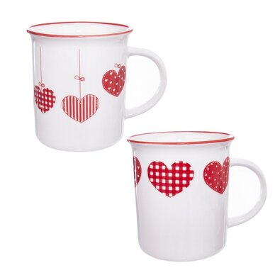 Orion Porcelánový hrnček Home Love 0,35 l, 2 ks