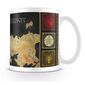 Game of Thrones Keramický hrnček Map 315 ml, biela