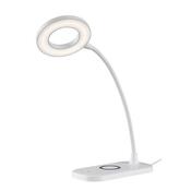 Rabalux 74014 stolná LED lampa Harding, 5 W, biela