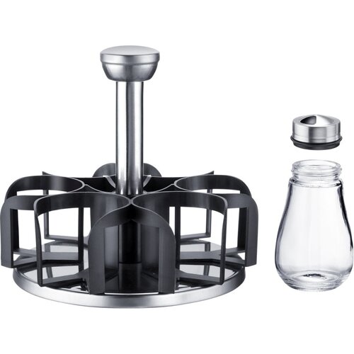 Westmark Set of spice jars in a rotating stand, 6pcs