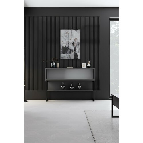 Komoda Luxe Anthracite and Black