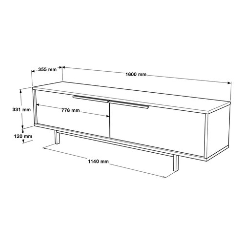 TV-Lowboard Setu