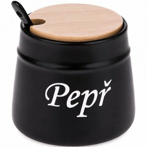Fotografie produktu: Keramická dóza na pepř, 10,5 x 10,5 x 10,5 cm