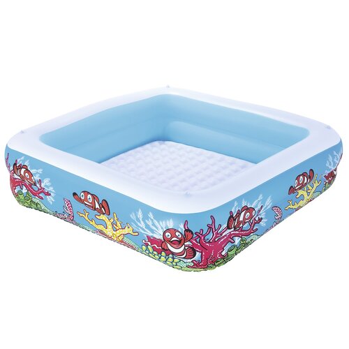 Bestway Aufblasbares Planschbecken mit Dach, 147 x 147 x 122 cm