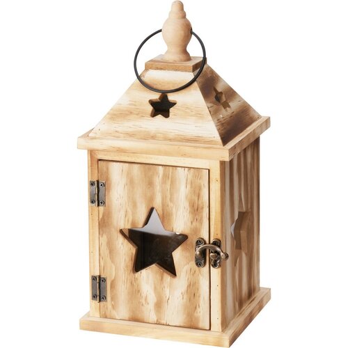 Set of wooden lanterns Star, 2 pcs