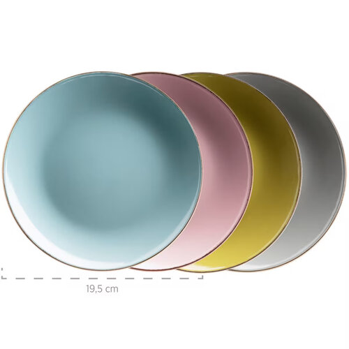 Mäser 16-dielna jedálenská súprava Metallic RIM Pastel