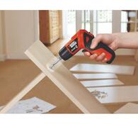 Aku šroubovák PLR36NC, Black and Decker, červená
