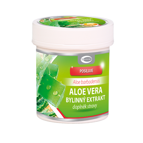 Topvet Bylinný extrakt Aloe Vera, 60 tobolek