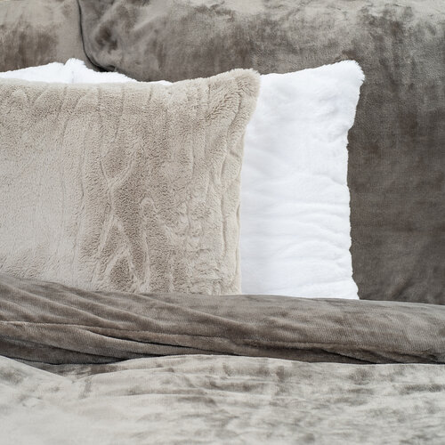 4Home povlečení mikroflanel šedá, 140 x 220 cm, 70 x 90 cm