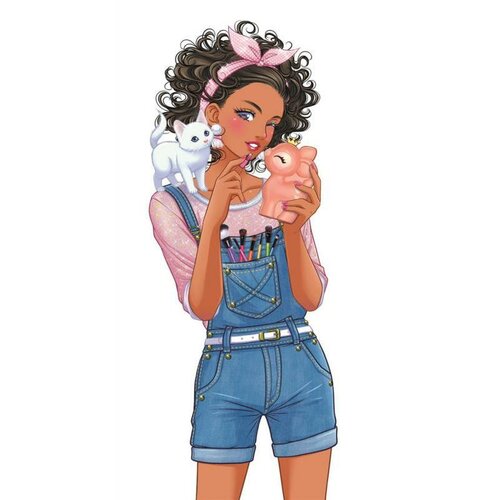 Zestaw do makijażu Clementoni Crazy Chic, jelonek, 27 x 22 x 5 cm