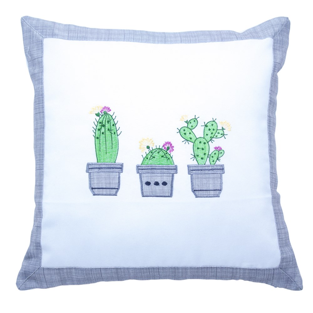 BO-MA Trading Obliečka na vankúšik Kaktus, 40 x 40 cm